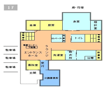 鎌ヶ谷1階館内図